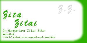 zita zilai business card